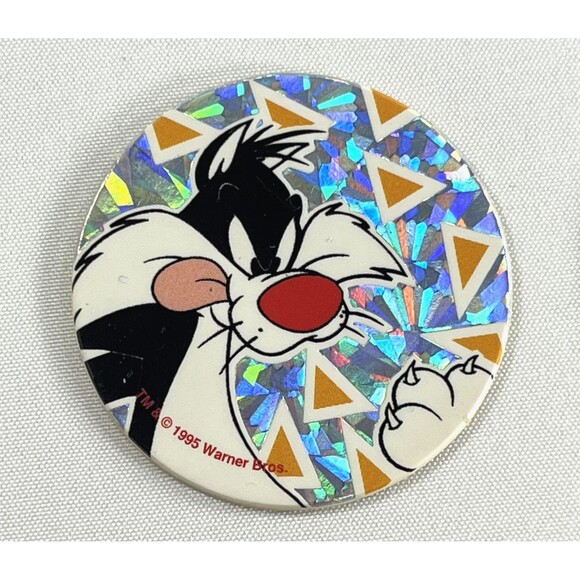 Lot Of 18 Pogs Milk Caps Vintage 1995 Looney Tunes, Power Rangers, Snoopy & More - Picture 8 of 15